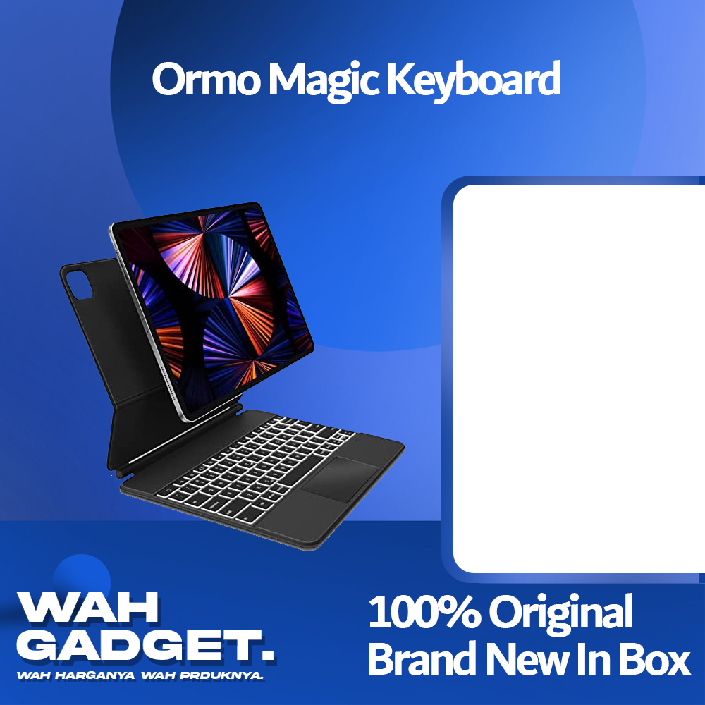 Ormo Magic Keyboard for Ipad 11&quot; - 8,3&quot; Garansi 1 Tahun