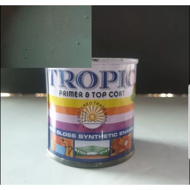 Cat kayu & besi avian tropic warna grey/abu abu isi 100 cc