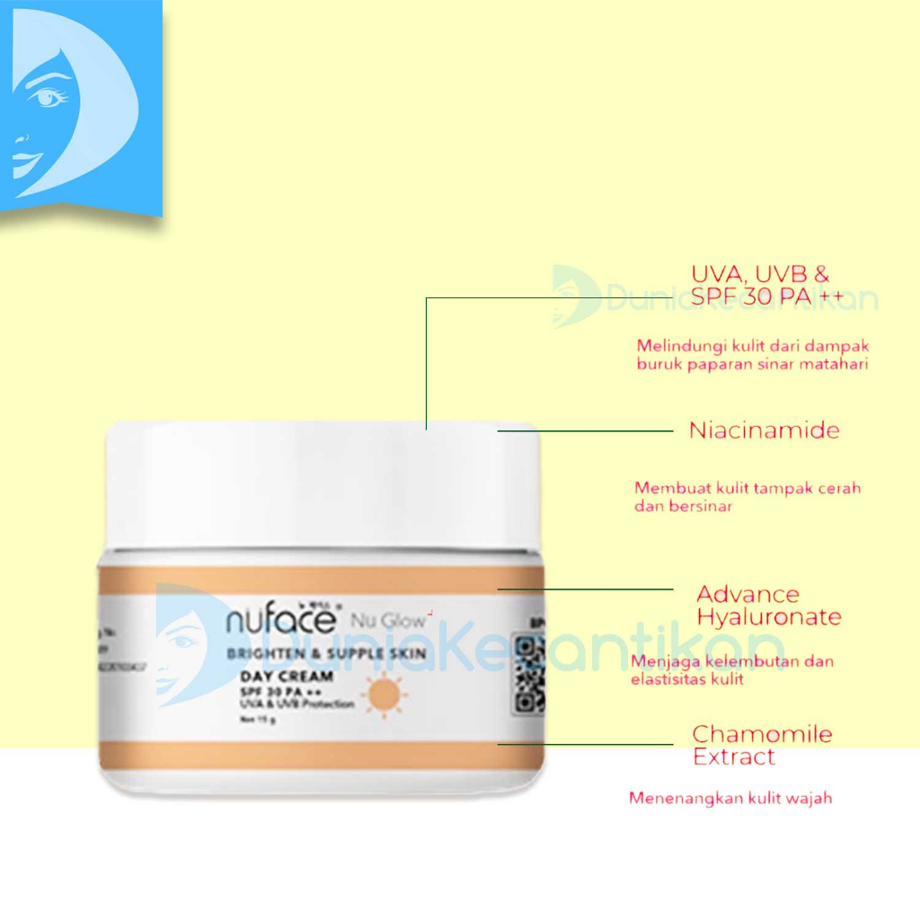 Nuface Skincare Fuji Brighten &amp; Supple Skin Paket Brightening Nu Face Nu Glow Paket Skincare Mencerahkan Wajah