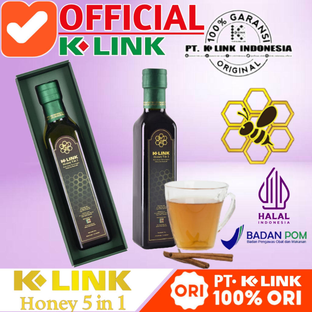 

MADU K HONEY K LINK 5 IN 1 MADU ASLI 100% KLINK 350 gr