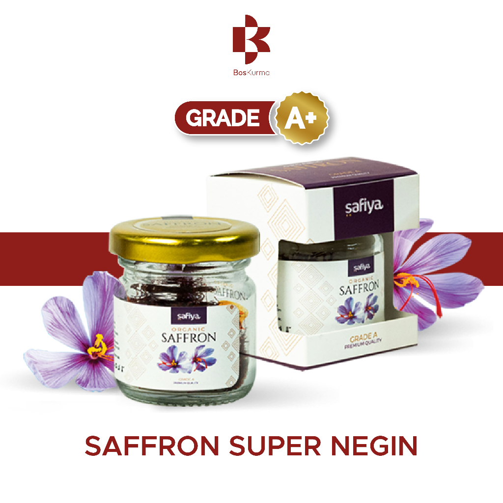 

Saffron / Safron 0,25 - 2 Grams Super Negin Premium Original SAFIYA HERBAL