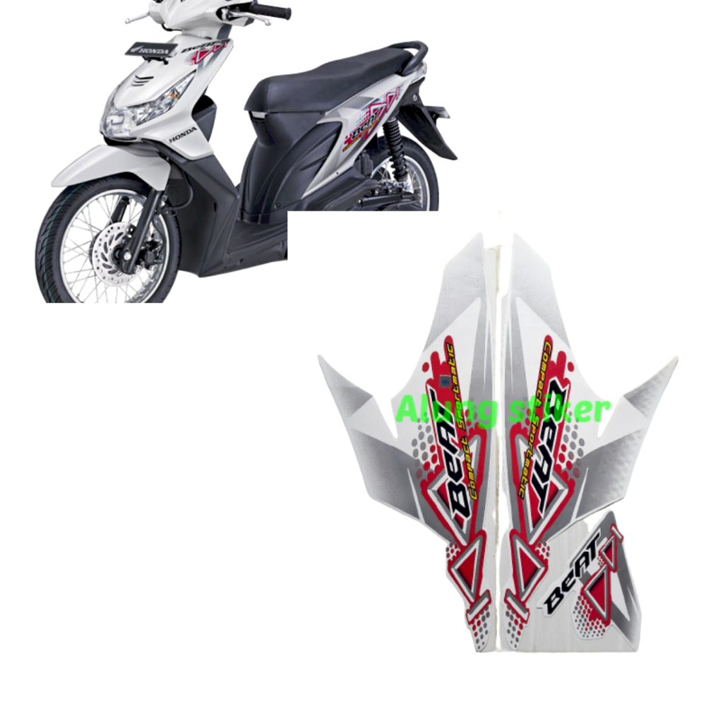 STIKER STRIPING BEAT KARBU 2011 PUTIH