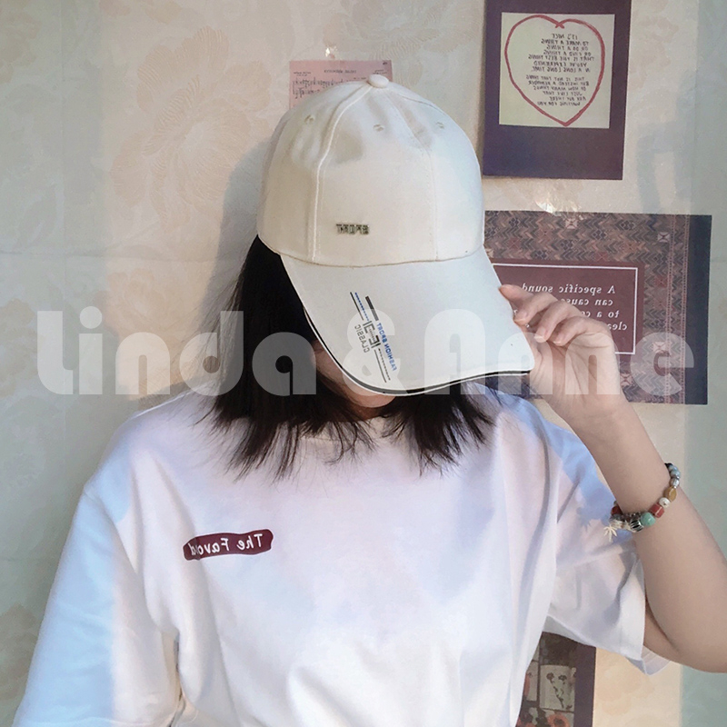 Topi Baseball Ring Anting Bordir K-Pop - Topi Anting Korea Tindik Pria &amp; Wanita