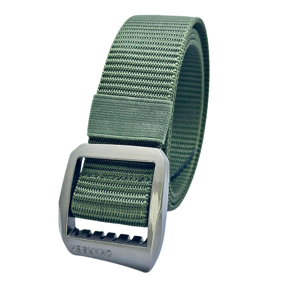 [CHARSEN] IKAT PINGGANG PRIA KANVAS TACTICAL KEPALA BESI GESPER PRIA KANVAS - NG01