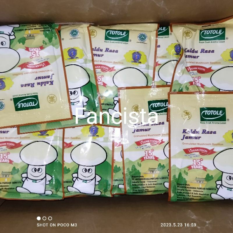 

Totole Kaldu Jamur 40gr 80gr Dus / Karton 40 gr 80 gr