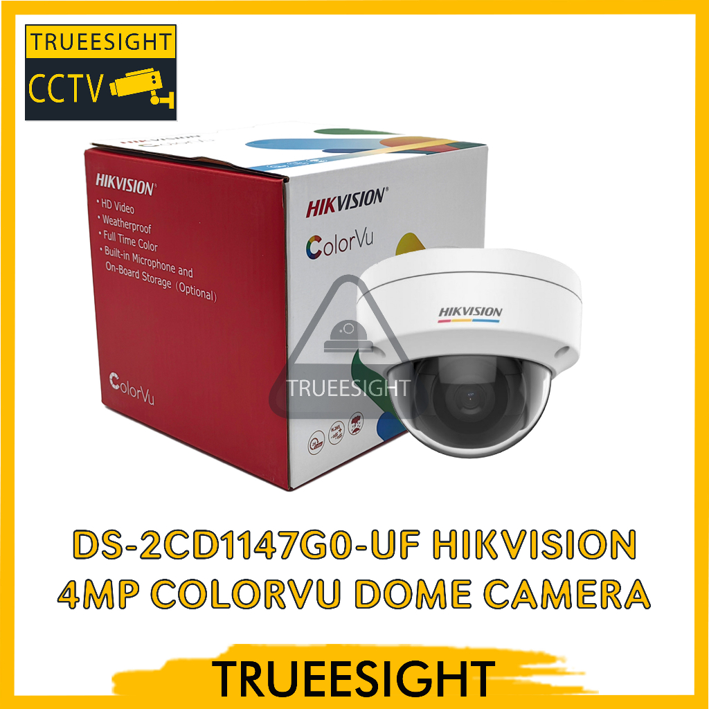 DS-2CD1147G0-UF Hikvision 4MP Colorvu Dome Camera