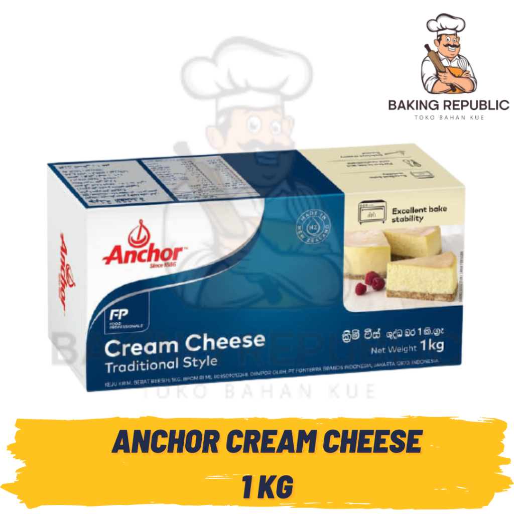

ANCHOR CREAM CHEESE | 1 KG | ANCHOR CREAM CHEESE BEST SELLER