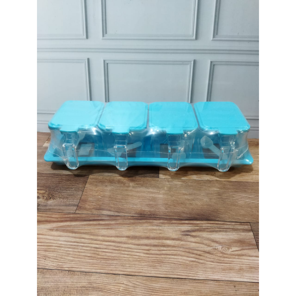 Tempat Bumbu 4 Susun + Tatakan