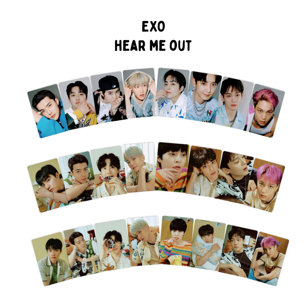 [1 SISI] Photocard EXO Hear Me Ouut Isi 24 pcs Unofficial