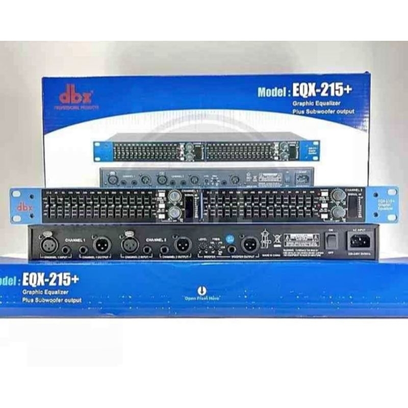 EQUALIZER DBX EQX 215+ SUBWOOFER | DBX EQX 215 + | EQX 215