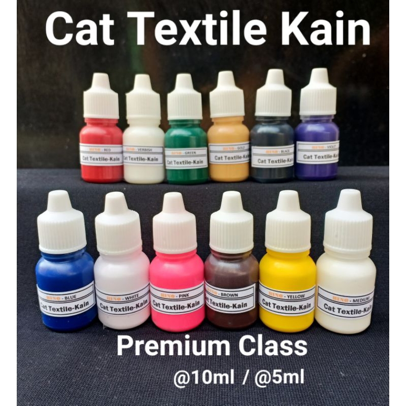 

Cat Lukis Textile Kain, Cat Sepatu, Cat Kulit, Cat Kanvas Premium Class @10ml/5ml Bino / Cat Lukis Khusus Media Kain / Textile Premium Class @10ml/5ml Bino