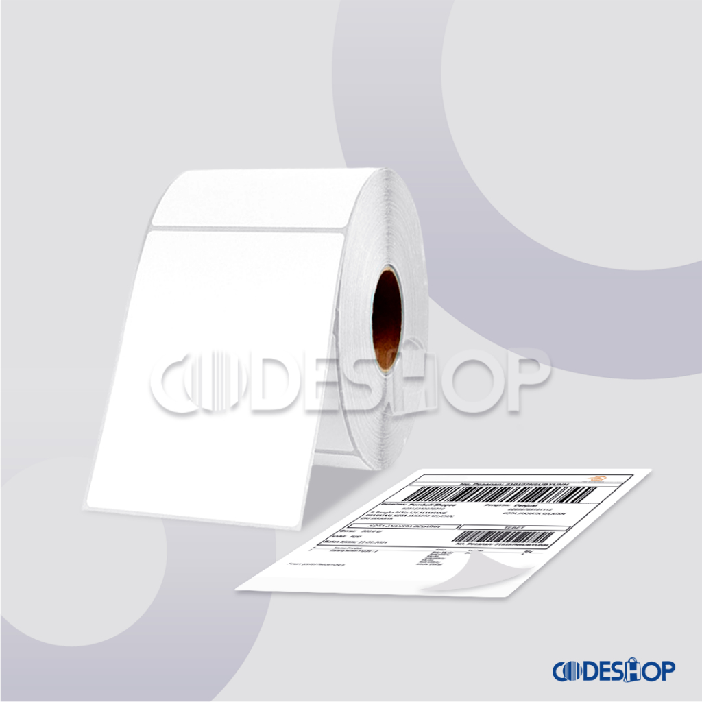 Label Sticker Barcode Thermal ECO 100 mm X 150 mm isi 250 pcs