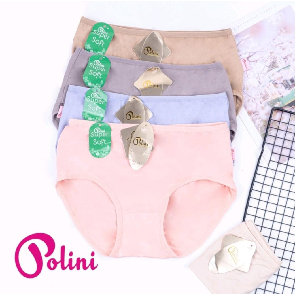 Celana Dalam Wanita Cd Wanita Polos Premium Polini 1235 / CD Dalaman IMPORT Perempuan