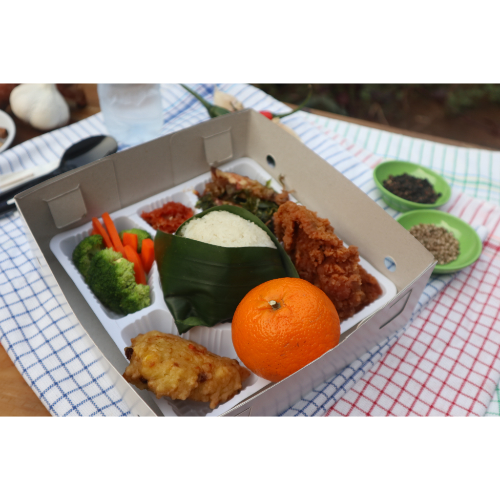 PAKET AYAM GORENG CHRISPY/PAKET NASI BOX/PAKET NASI KOTAK/PAKET NASI BOX AYAM