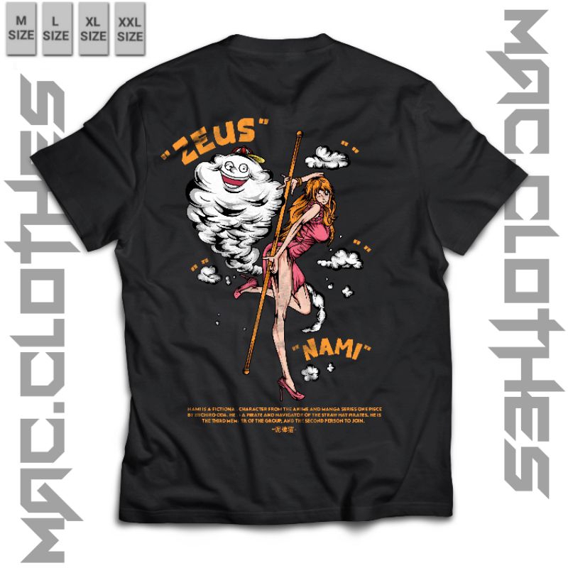 T-shirt Zeus x Nami - One Piece Anime