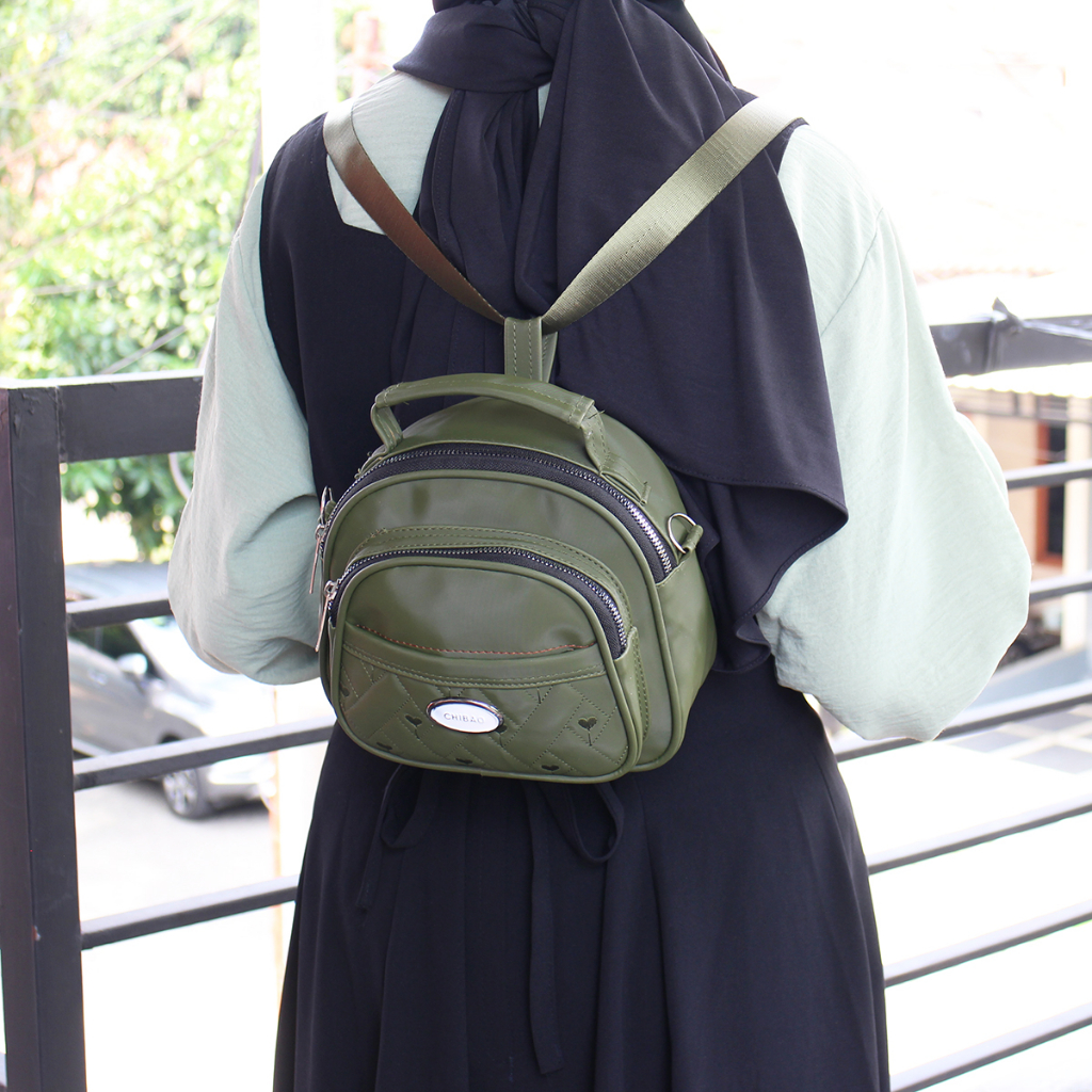 Luna Aura Tas Selempang Wanita Malinka 3in1 Tiga Ruang Slingbag Wanita Terbaru Tas Ransel Mini Tas Jinjing Tas Selempang ootd