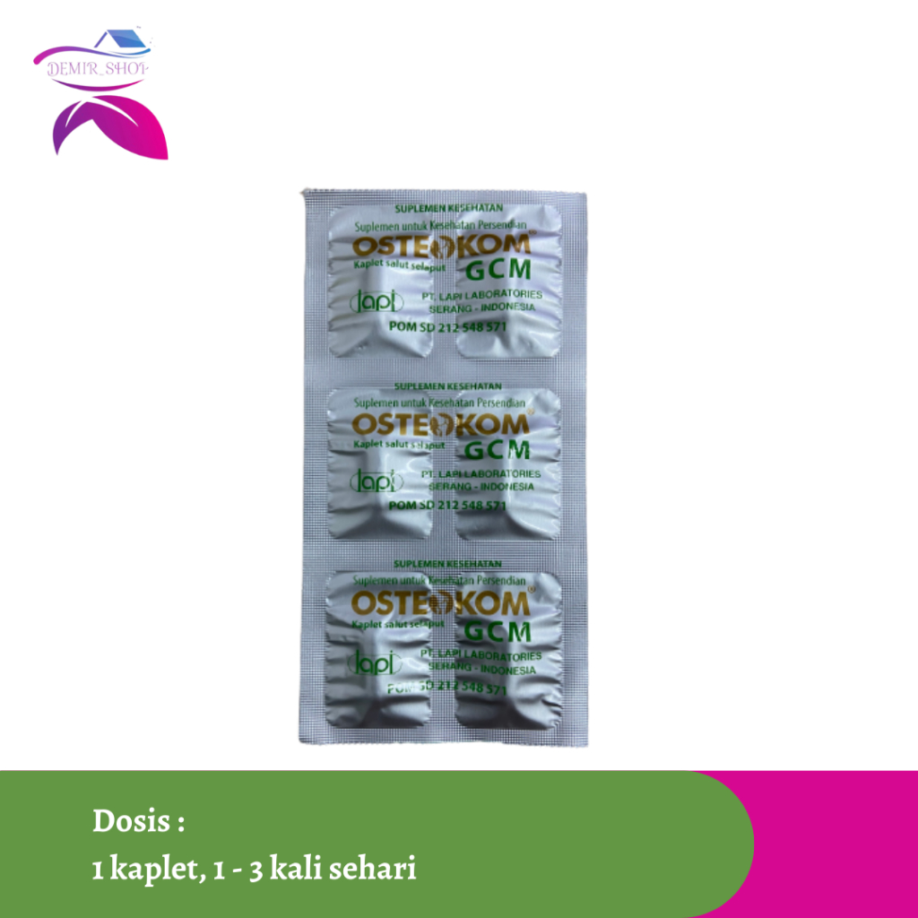 Osteokom Triple Action Suplemen Sendi / Glucosamine Chondroitin Msm