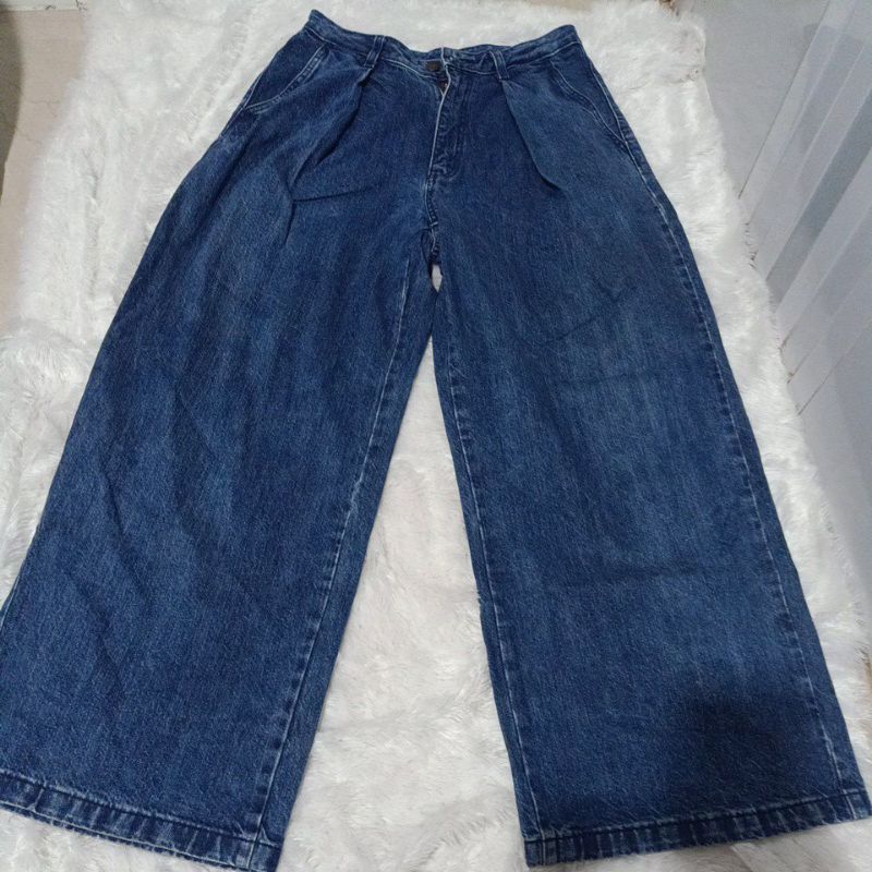 Kulot Jeans HW Uniqlo