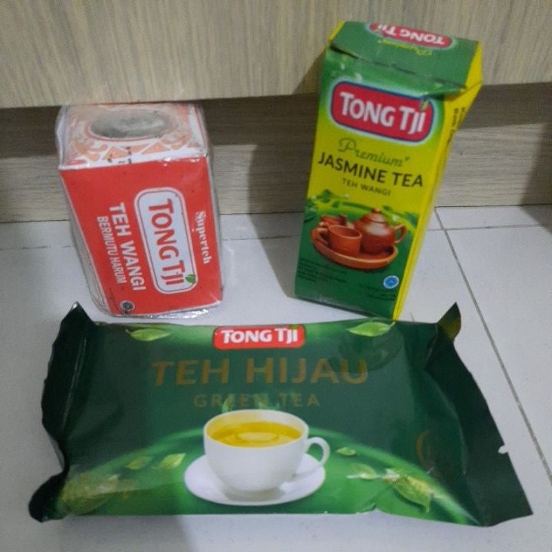 

Tong tji seduh teh hijau 50gr wangi 40gr 80gr jasmine 50gr