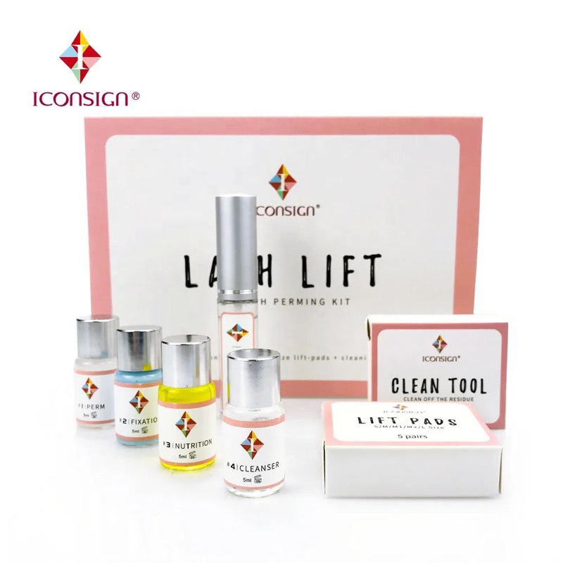 ICON SIGN Lash Lift Eyelash Perming Kit Set Iconsign Pelentik Bulumata