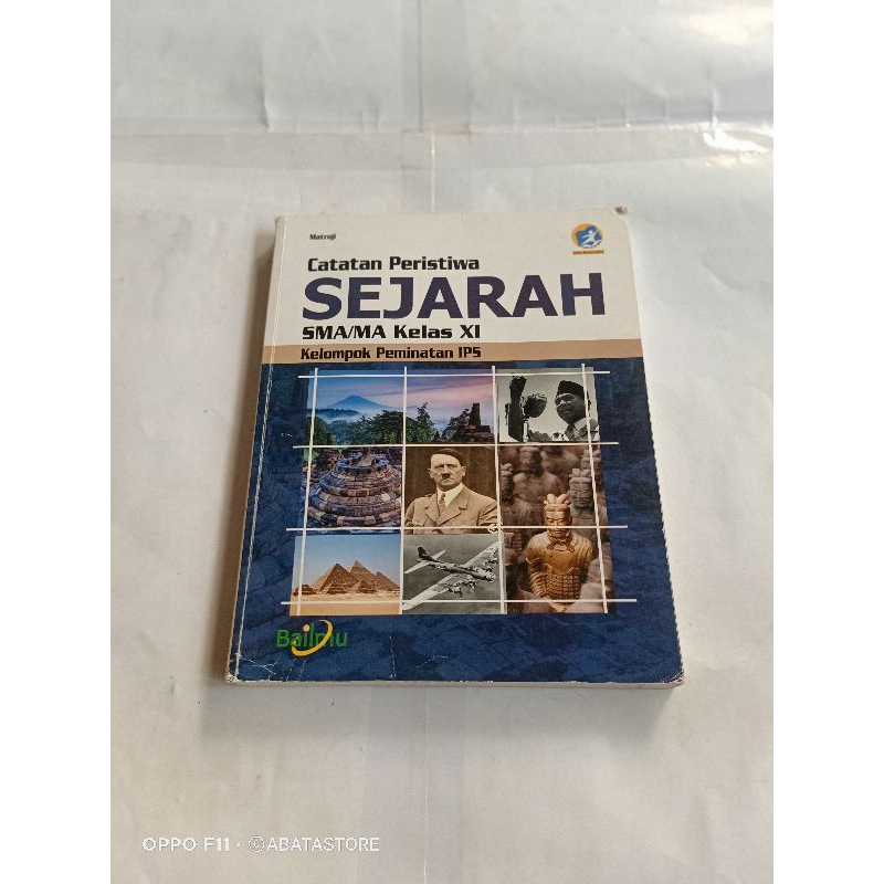 BUKU CATATAN PERISTIWA SEJARAH SMA MA KLS XI K13 MATROJI