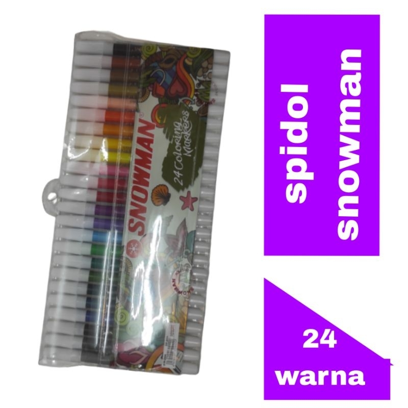 

spidol snowman 24 warna