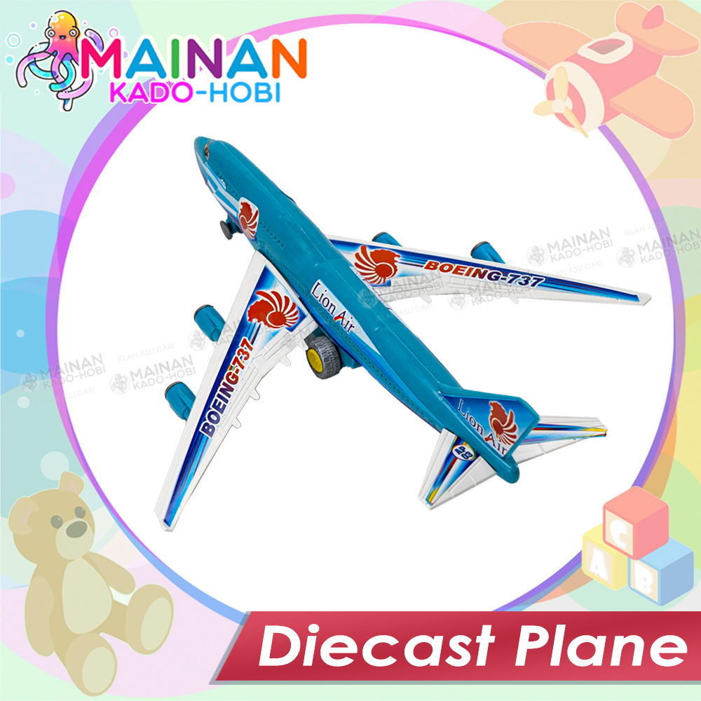 KADO BIRTHDAY MAINAN EDUKASI ANAK MINIATUR DIECAST PLANE PESAWAT TERBANG UKURAN JUMBO