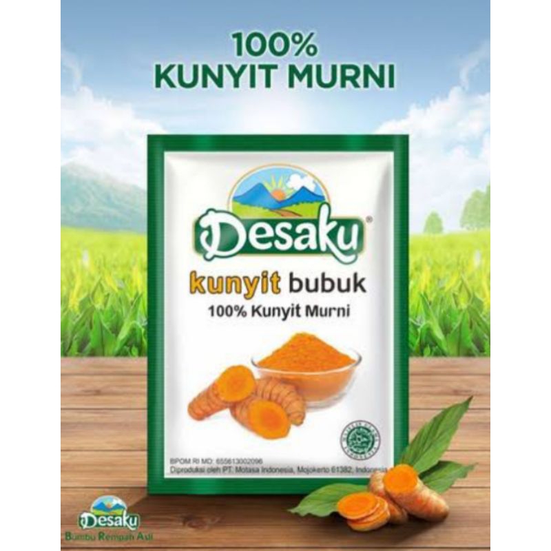 

DESAKU KUNYIT BUBUK 100% KUNYIT MURNI 10gr[1pcs]