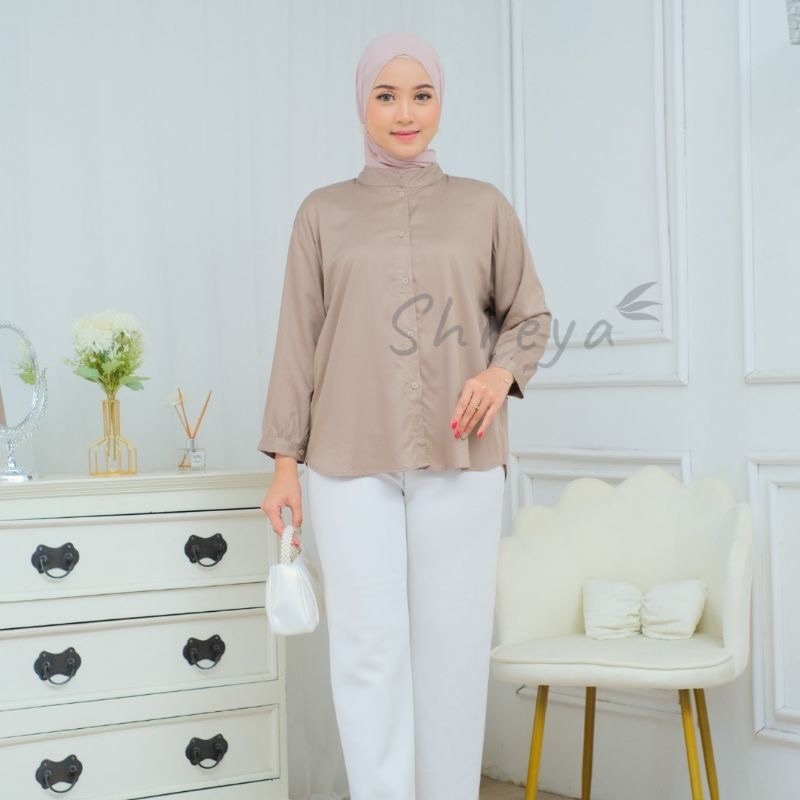 Kanaka Blouse by IwearShreya - Blouse Kemeja Rayon Twill