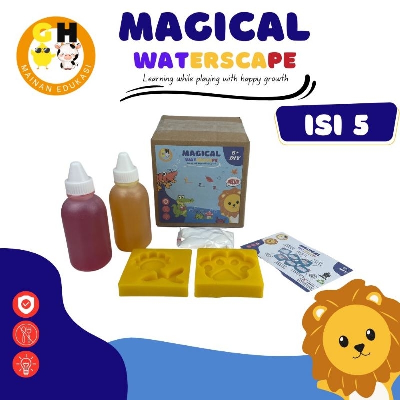 Mainan Edukasi Magical Waterscape EKONOMIS Gel Cetakan Jelly Air Ajaib DIY Montessori