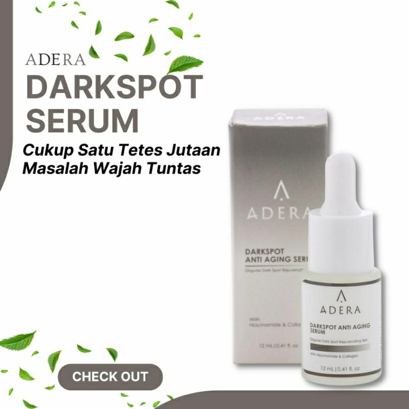 Serum Wajah Adera Dark Spot Penghilang Flek Hitam Membandel Bekas Jerawat Mencerahkan Muka Pria Wani