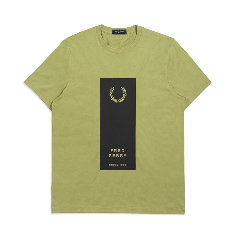 FRED PERRY BLOCKPRINT TSHIRT (M3664/P05)