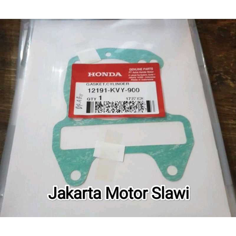 12191 kvy 900 gasket perpak blok beat karbu ori ahm