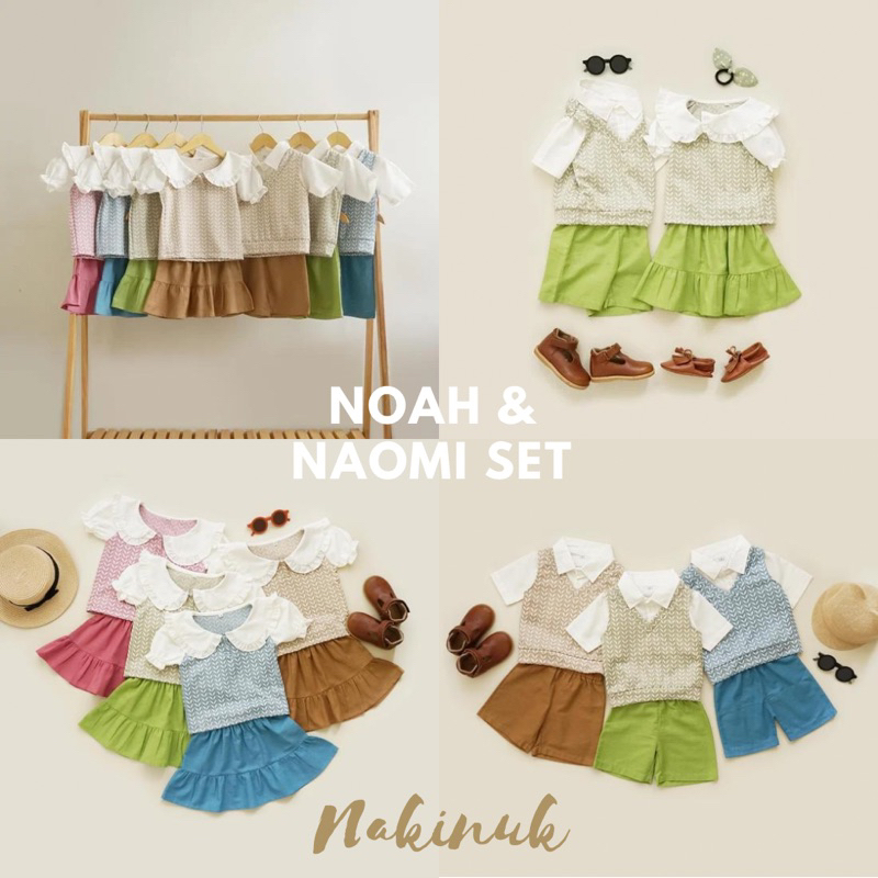 BAJU ANAK | NOAH NAOMI SET | NAKINUK STORE