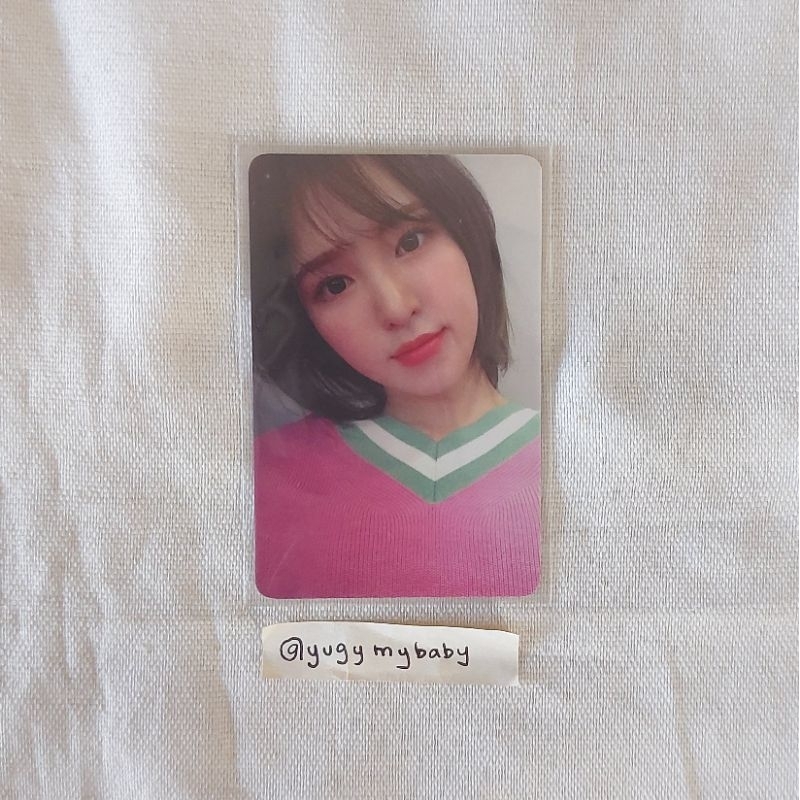 RED VELVET WENDY PC PHOTOCARD ONLY DEAR U LETTER MONTH 1 PINKWAN