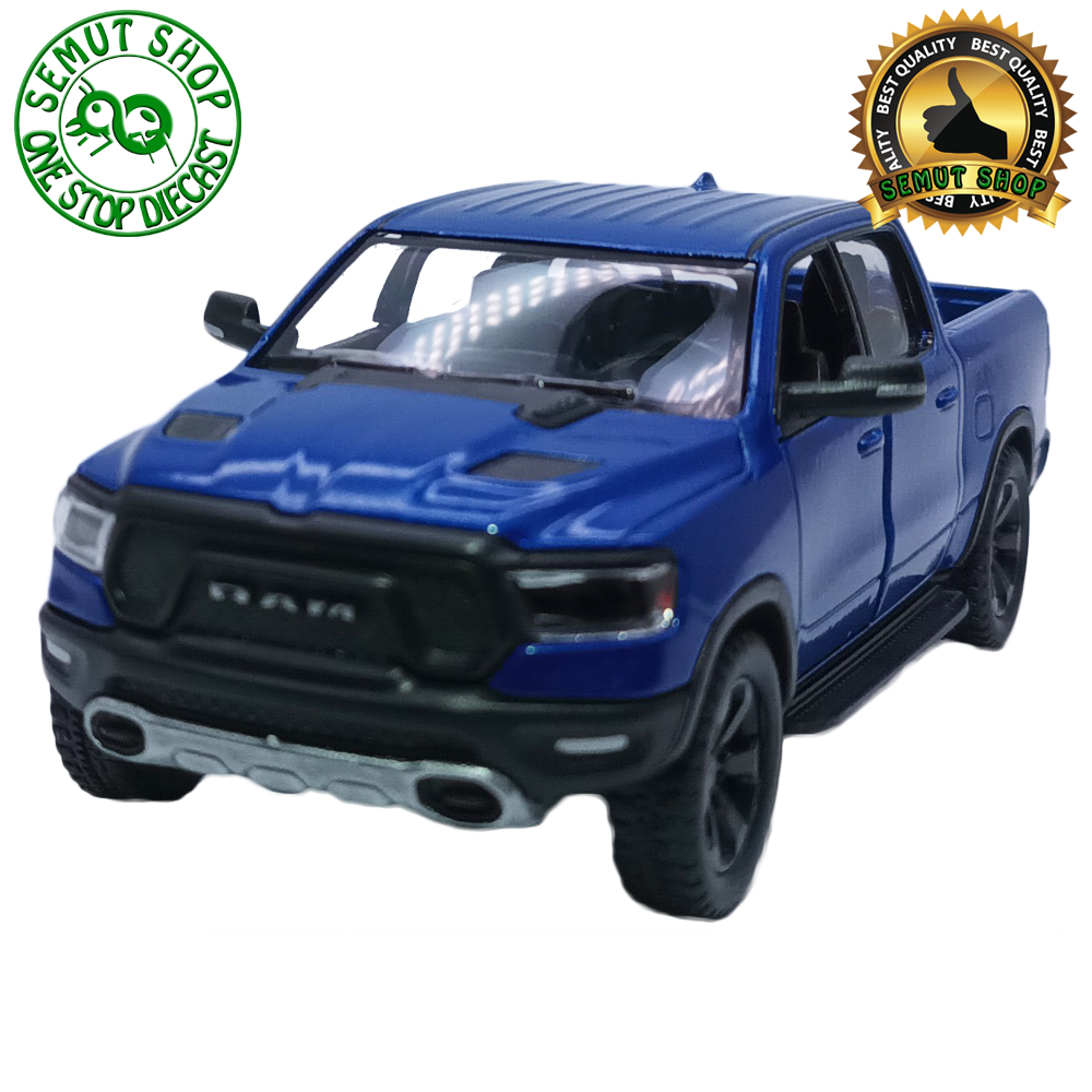 Kinsmart 2019 Dodge RAM 1500 Polos Miniatur Diecast mobil Dodge Ram