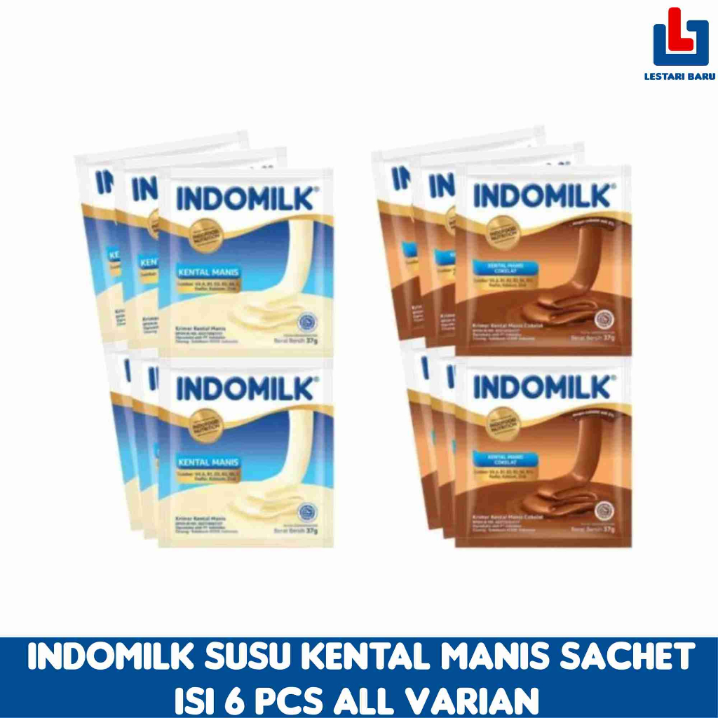 

Indomilk Susu Kental Manis Sachet Isi 6 Pcs All Varian