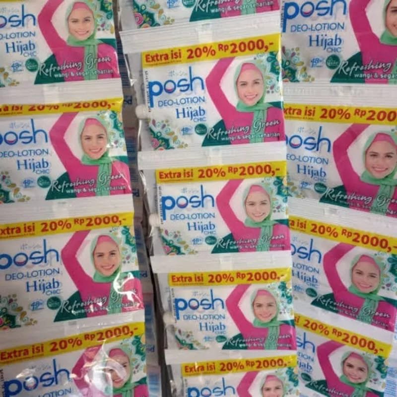 ✿ELYSABETHME✿ POSH deodorant lotion whitening sachet deo penghilang bau badan ketiak