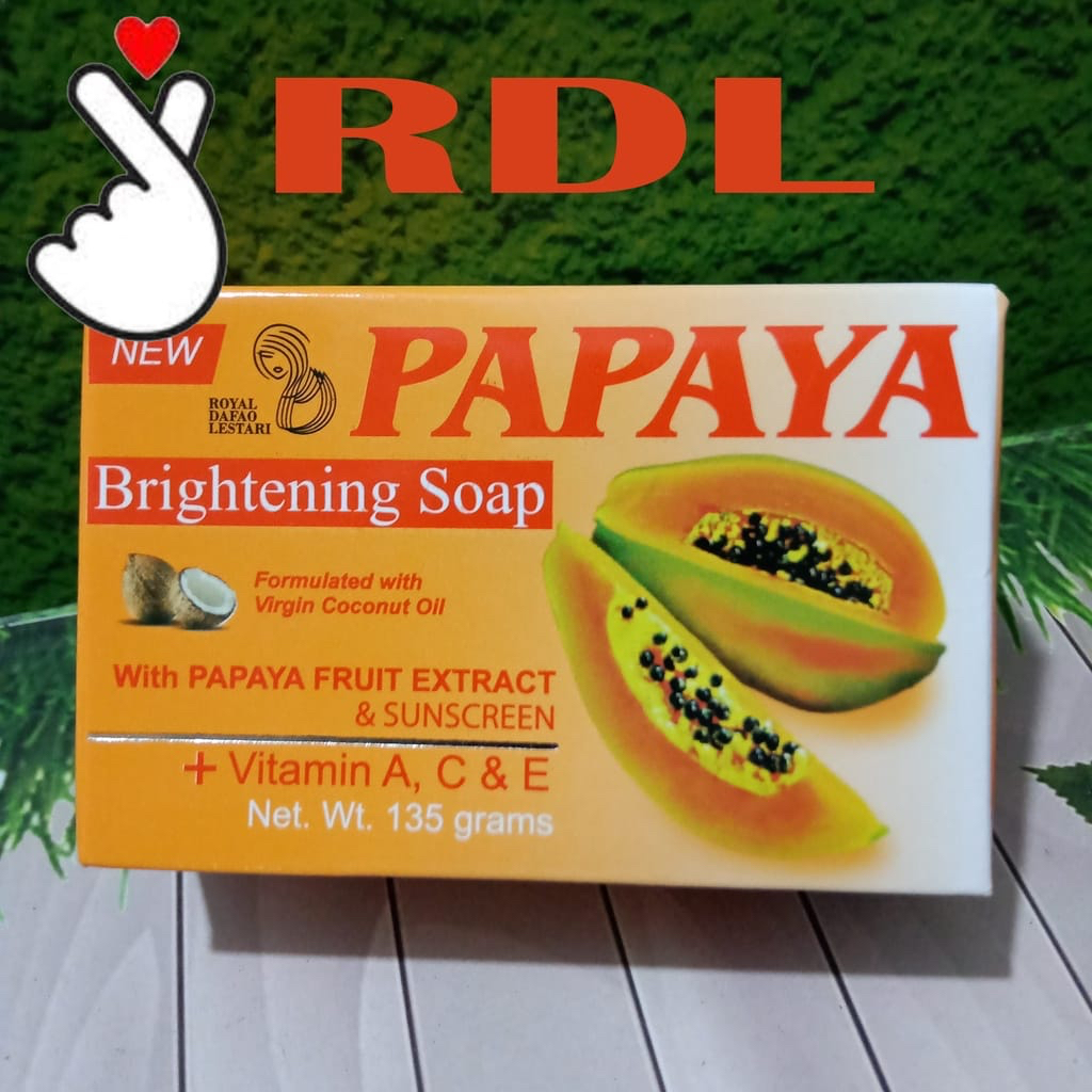 ✿ELYSABETHME✿  Sabun papaya by mamaya original pembersih wajah dan badan