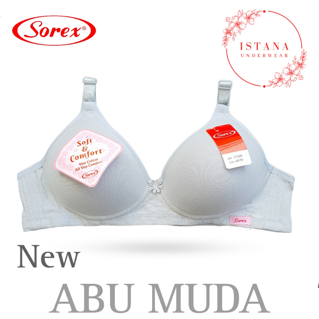 Bra wanita sorex katun cup besar  17228 / Bh wanita tanpa kawat