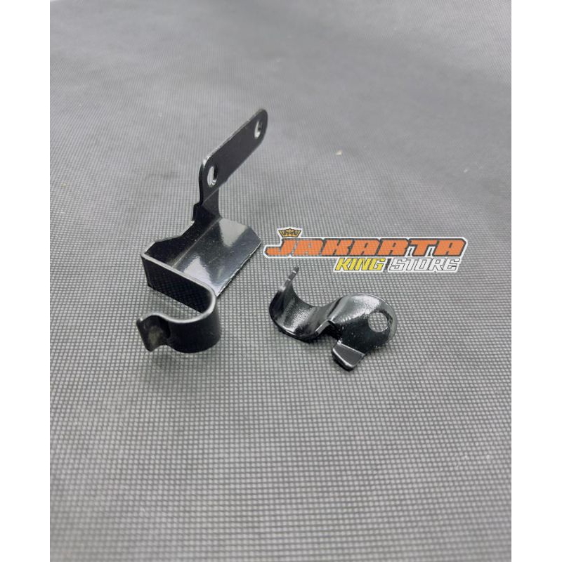 breket kleman selang rem depan RX king bagian atas bawah set