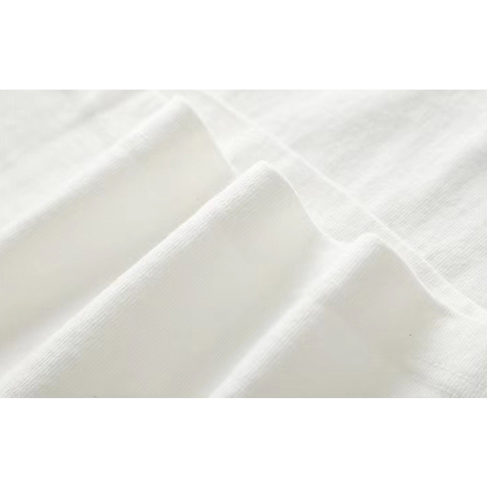 Print T-shirt Kaos Lengan Pendek Vintage Thik Printing Oversize Atasan Wanita Korean Style