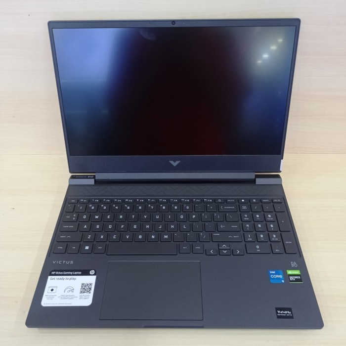 LAPTOP GAMING MURAH HP VICTUS 15 FA0116TX INTEL CORE I5 12500H RAM 8GB 16GB 512GB GTX1650-4GB FHD IPS 144HZ WINDOWS 11 HOME + OHS MICA SILVER