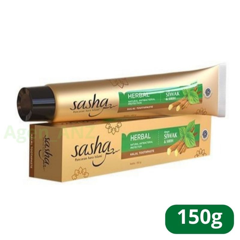 Pasta gigi Sasha Siwak &amp; Sirih 150gram Sasha siwak &amp; lemon 150gram Sasha Siwak &amp; lemon 65gam
