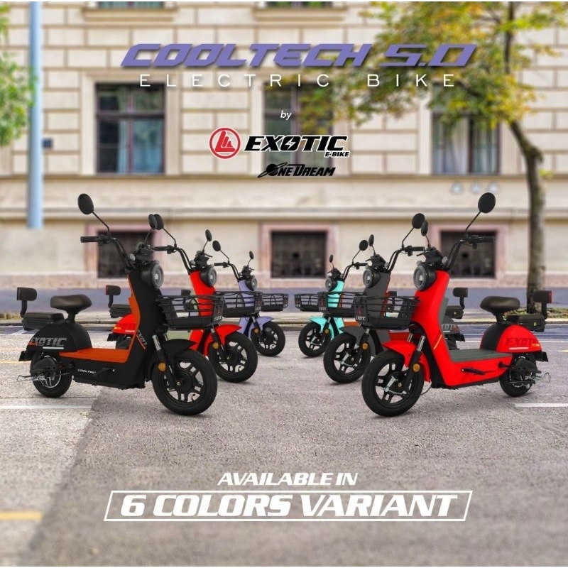 Sepeda Listrik EXOTIC COOLTECH 5.0 Garansi Resmi