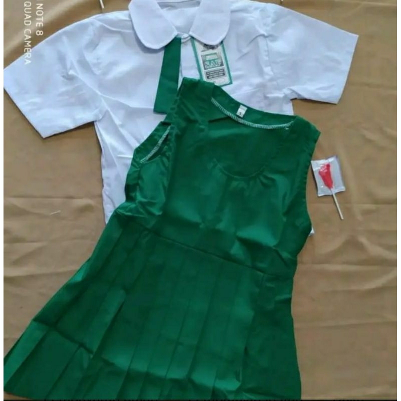 Seragam Nasional Seragam Sekolah Seragam TK Seragam hijau pendek murah Seragam Terjangkau