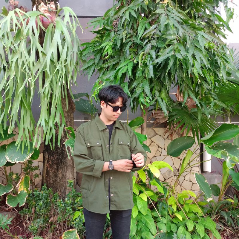 Trucker Jaket/ Jaket Semi Parka/ Pria Wanita/ Canvas Baby TR