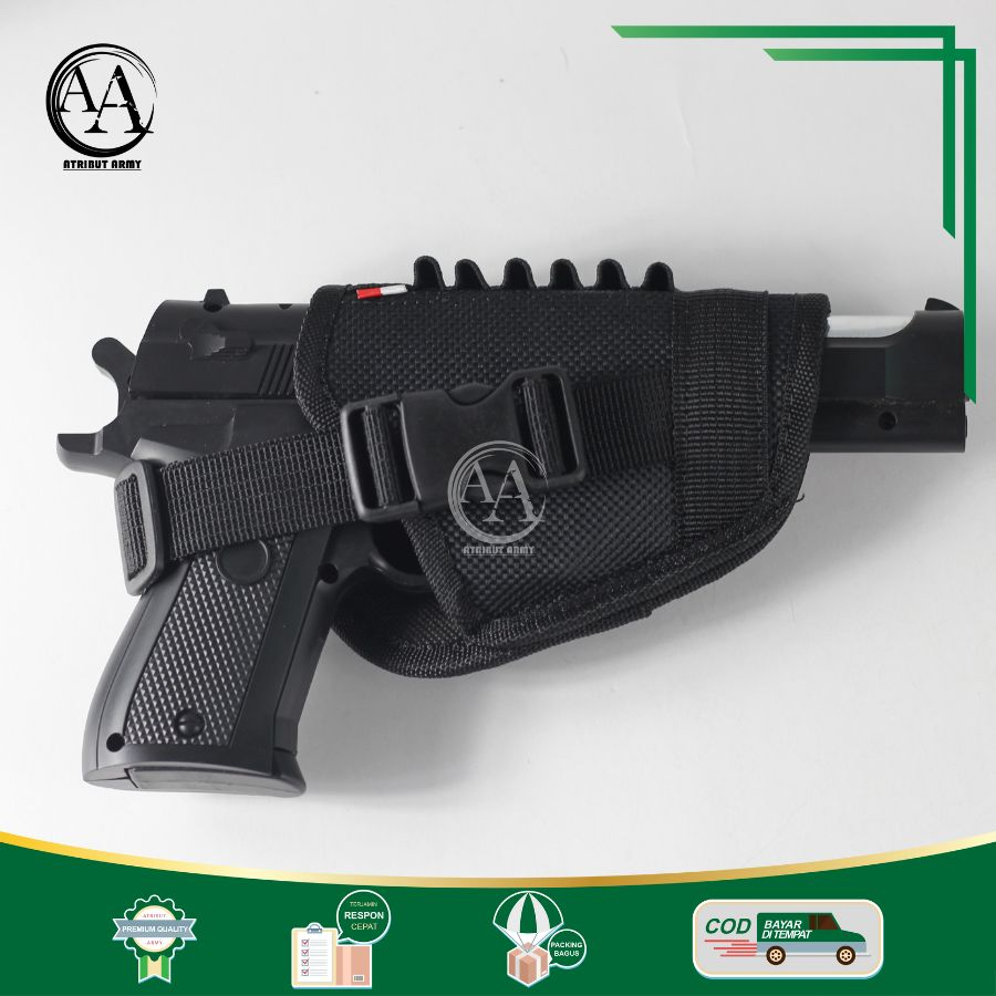 [MURAH BERKUALITAS] TEMPAT SENJATA - HOLSTER DALAM - SARUNG SENJATA SECURITY SATPAM POLRI POLISI BANSER