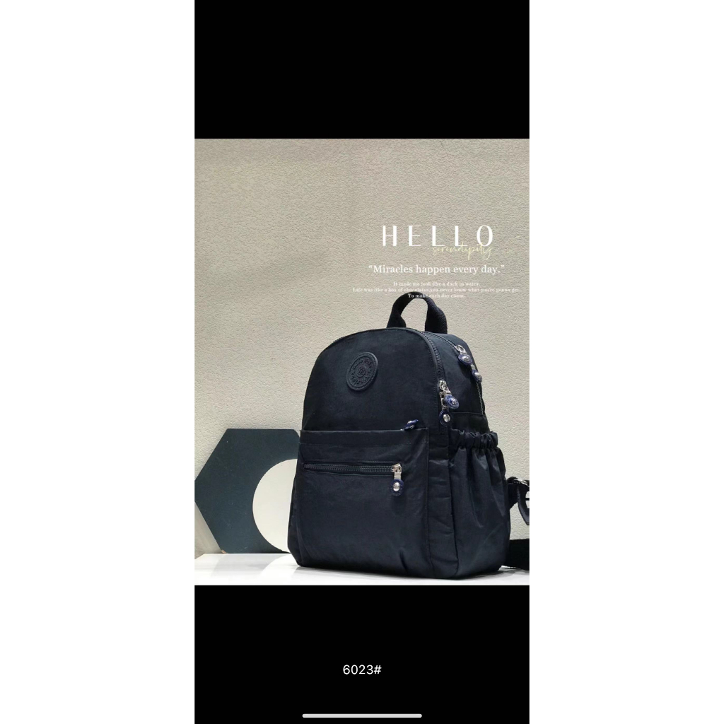 Ocean Sky - BOBO FASHION 6023 tas ransel wanita nylon anti air tas original import