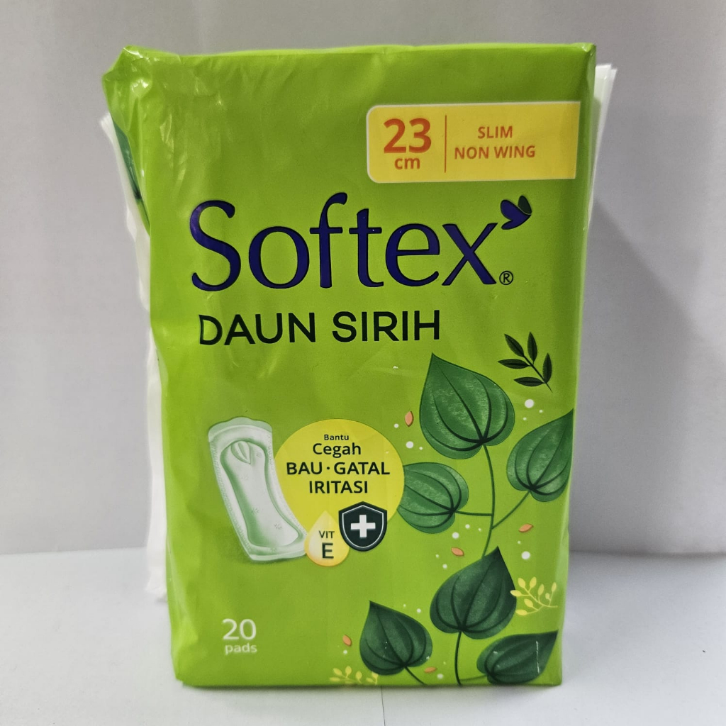 Softex Daun Sirih Pembalut Wanita 23 cm Slim Non Wing isi 20